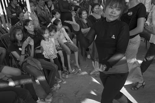 CAMBODIA. Phnom Penh. 10/12/2011: Boeung Kak lake community celebrating Human Rights Day.