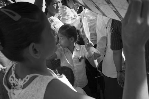 CAMBODIA. Phnom Penh. 8/03/2012: Boeung Kak Lake and Borei Keila residents joining in celebration of Women's Day.