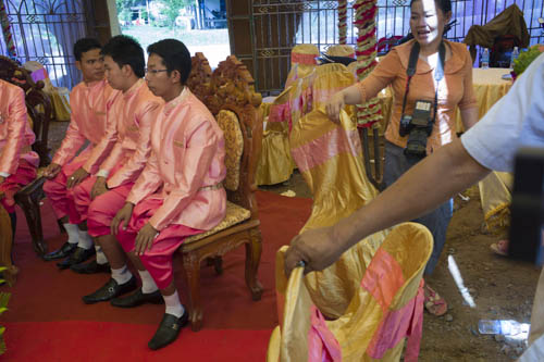 CAMBODIA. Phoum Sdok, Tram Sah (Kampot). 9/11/2012: Wedding of Phou Pok and Khy Saony.