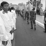 CAMBODIA. Phnom Penh. 26/01/2013: Second rehearsal of the procession for the cremation of King Norodom Sihanouk.