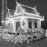 CAMBODIA. Phnom Penh. 01/02/2013: Participants to the funeral procession of King Norodom Sihanouk.