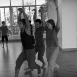 CAMBODIA. Phnom Penh. 22/08/2011: Emmanuèle Phuon, choreographer, during rehearsals of the last part of the 'Khmeropédies' trilogy by Amrita dancers.