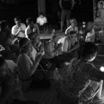 CAMBODIA. Phnom Penh. 22/09/2013: On the eve of the opening session of the newly elected 118-seat parliament which will be boycotted by the 55 opposition CNRP MP's because of alleged fraud during the polls, the Boeung Kak Lake and the Borei Keila community stage a hunger strike at Wat Phnom for a peacefull outcome of the political deadlock and an independent investigation on the frauds.