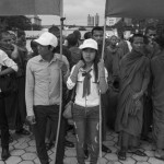 CAMBODIA. Phnom Penh. 13/10/2013: Unauthorized protest by the teacher's union for better wages and to end corruption.