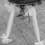 CAMBODIA. Phnom Penh. 15/10/2013: Tourist feet at the commemoration of King Norodom Sihanouk who passed away one year ago.