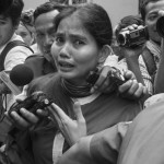 CAMBODIA. Phnom Penh. 22/11/2013: Yorm Bopha, land rights activist, after she was freed on bail and the case was sent back to the appeals court for further investigation by the Supreme Court.