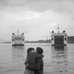 ITALY. Napoli. 14/04/1984: Ships leaving for Capri.