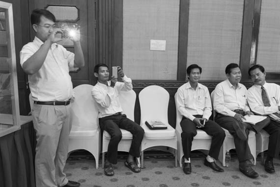 CAMBODIA. Phnom Penh 7/03/2014: Workshop with civil society groups organised by the CNRP at the Imperial Garden Hotel.