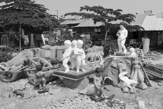 CAMBODIA. Phnom Penh. 21/02/2014: Development of Koh Pich, an island where vegetables for the Phnom Penh citizens used to grow and from which its inhabitants were evicted.